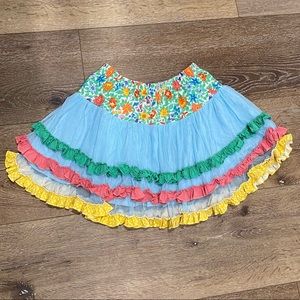 Matilda Jane Field of Flowers skirt size 8